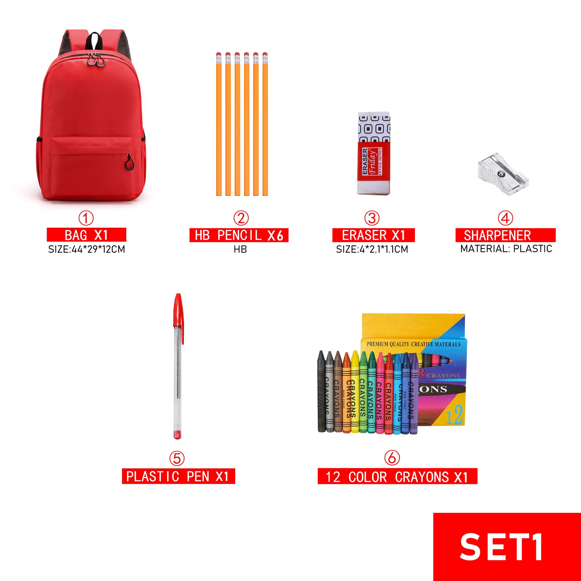 ✨ Back to School Supplies Kit – Essential Stationery Set for Kids & Students ✨